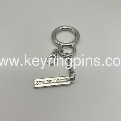 Personalized keychain Retro style metal keyrings for gifts