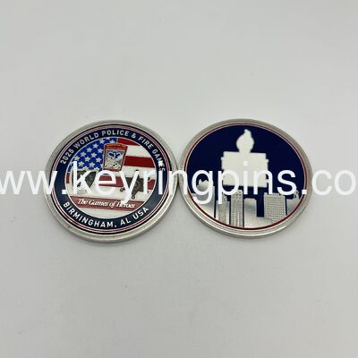 Kinds of metal coins,challenge die cast coins with custom police metal coin design logo