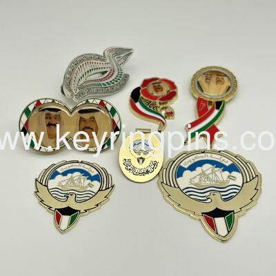 PVC LED badge, Metal LED lapel pin enamel pin with fashion design