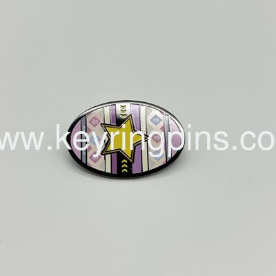 Magnet sticker lapel pin with button/enamel pin with LOVE logo