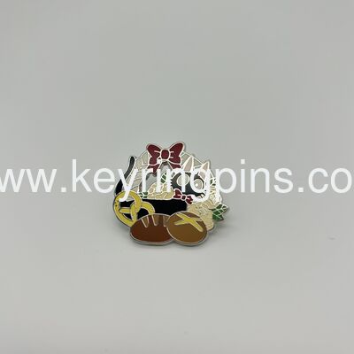 Magnet sticker lapel pin with button/enamel pin with LOVE logo