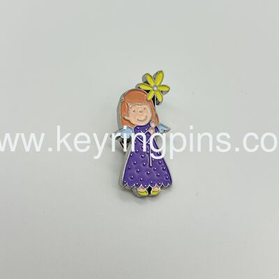 Magnet sticker lapel pin with button/enamel pin with LOVE logo