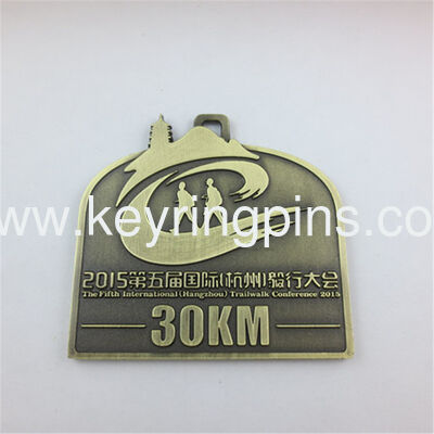 Sports medal,gold award medal/foot ball match medals with ribbon