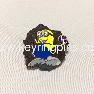 Lapel pin custom,soft enamel pin with epoxy Pantone color choose