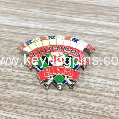 Captain America badge,US flag metal badge metal crafts custom