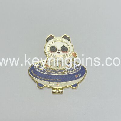 Xi'an Chang'an Modern Cityscape Enamel Pin, Chinese Urban Landscape Metal Badge, Travel Souvenir Lapel Pin