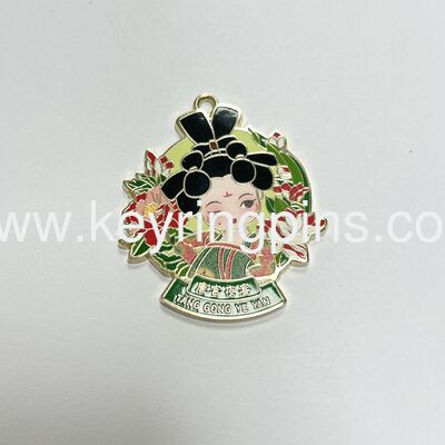 Steering Wheel Shape Enamel Pin, Car Driving Theme Metal Badge, Auto Enthusiast Collectible Lapel Pin