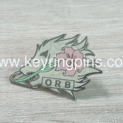 Steering Wheel Shape Enamel Pin, Car Driving Theme Metal Badge, Auto Enthusiast Collectible Lapel Pin