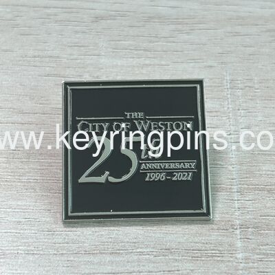 Gold silver metal badge,pin police badge with two color plated