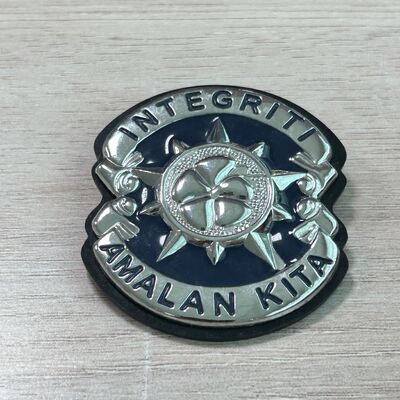 Good price Premium Malaysian Integrity Badge, Custom Metal Enamel Lapel Pin for Uniform & Souvenir online