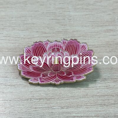 Black soft enamel police badge military metal pin badge with safety pin