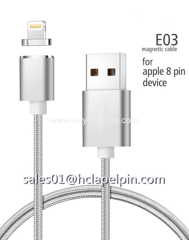 The Metal Connector with 1M length Braided Magnetic cable,Magnetic USB charging Cable with best price wholesale