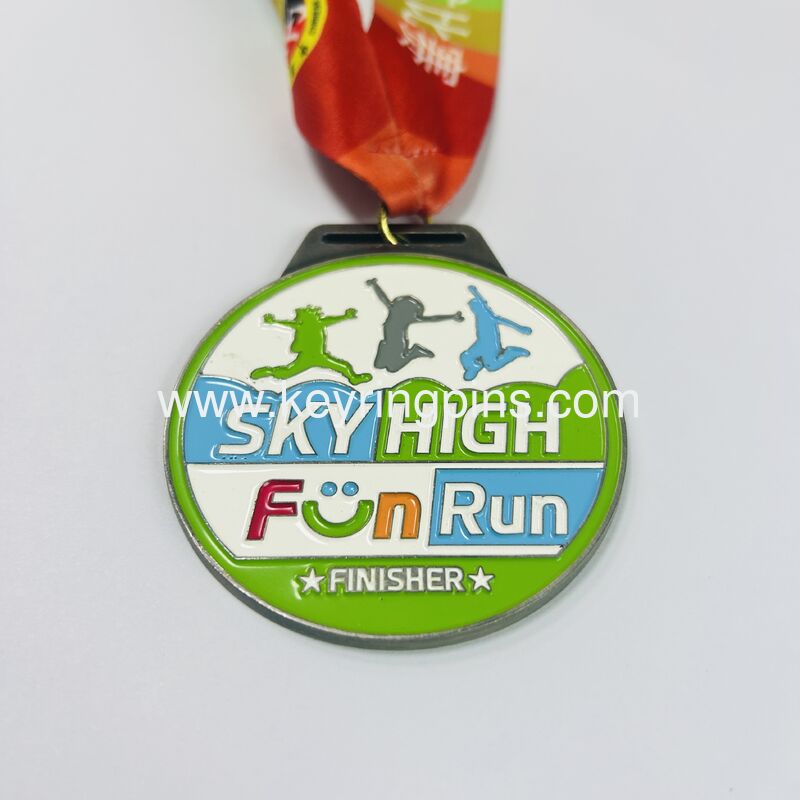 Soft enamel metal medals crafted using die cast process available in gold silver copper and antique finishes for various occasions