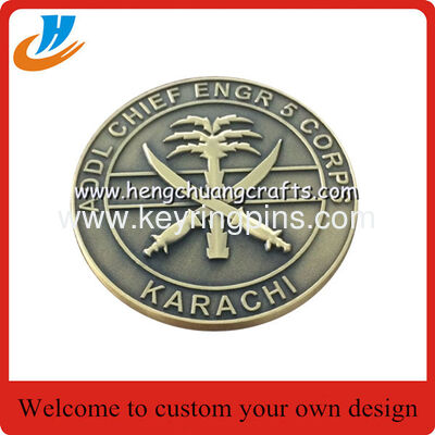 Die casting metal coins,challenge coin with 60mm design souvenir coins