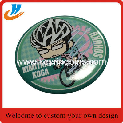 Shenzhen factory wholesale custom pin button badge metal tin badge,cheap custom tin button badge