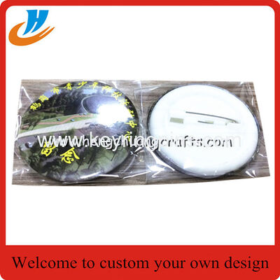 Factory wholesale custom pin button badge metal tin badge/Pin badge promotion gifts