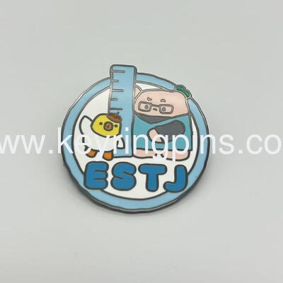 Good price ESTJ Red Club Fridge Magnet,Factory custom fridge magnet pins online