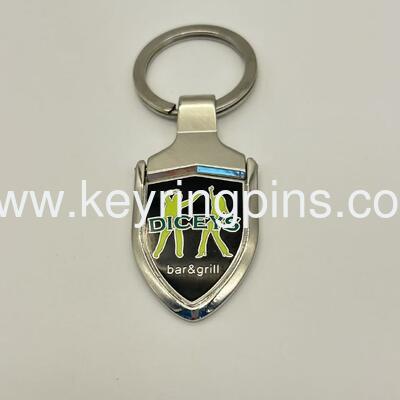 Good price Custom car metal keychain/Zinc alloy metal key chain keyring with box online