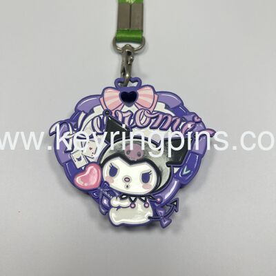 Good price A metal medal themed around Kuromi, a medal that exudes a feminine charm online