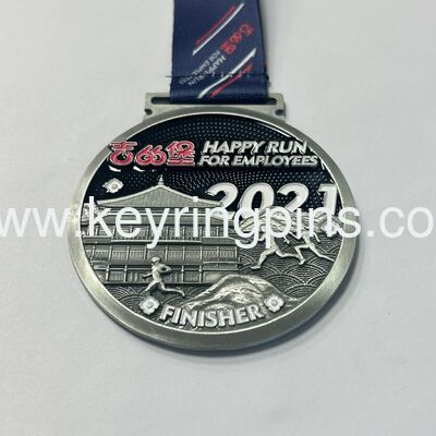 Good price Eco‑Friendly Plated Zinc Alloy Marathon Finisher Medal, Custom Sports Competition Award online