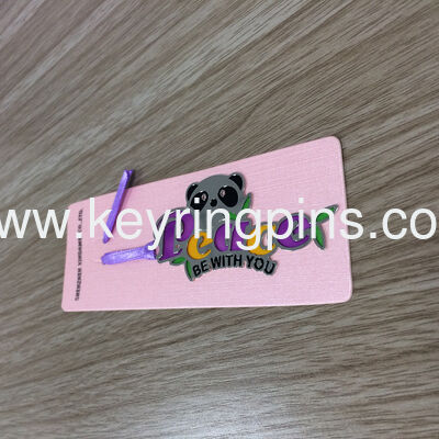 Etch process stainless steel bookmark 0.5mm thickness with custom design logo card