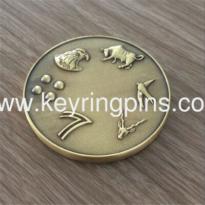 zinc alloy challenge coins with plated gold silver copper finish perfect for souvenir events marathons schools and sports award tokens