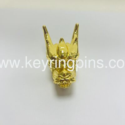 Zinc alloy material die casting 3d metal keyrings custom,gold keyrings for sale