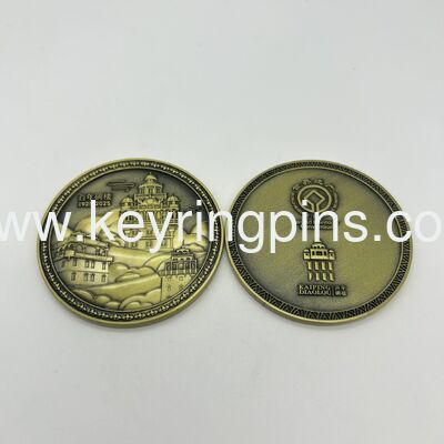 Good price Custom challenge coins made from zinc alloy with 3D die cast design and old silver plating ideal for events sports and souvenirs online