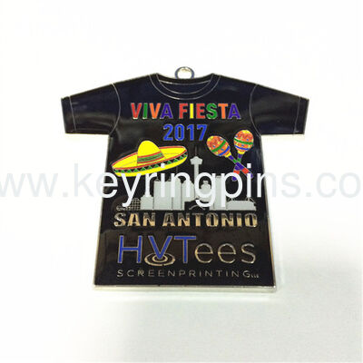 Good price Metal enamel medal in the form of a T-shirt as a commemorative item online