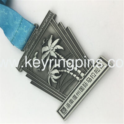 Good price Hainan International Marathon,Custom running award medals online