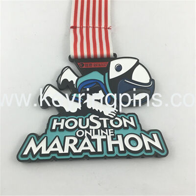 Good price European American Style Zinc Alloy Hard Enamel Marathon Medal, Custom Race Souvenir online