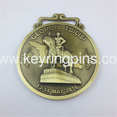 Good price Charity Fun Run Zinc Alloy Enamel Marathon Medal online