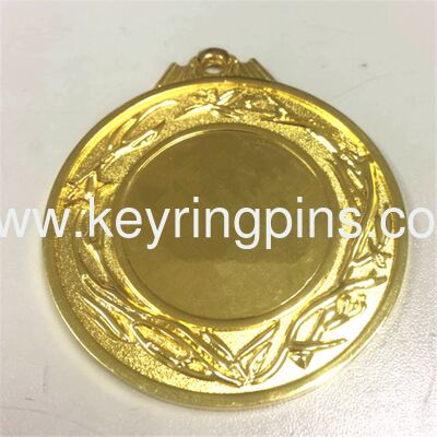 Good price 60mm metal medals, casting medals blank gold medals with custom logo print online