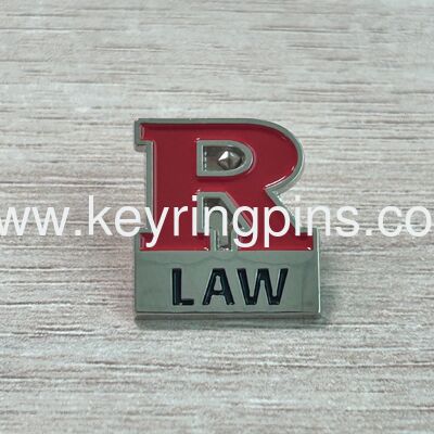 Good price Rutgers Law School R Logo Enamel Pin, Official Rutgers University Law Lapel Pin, Collegiate Metal Badge for Alumni & Students online