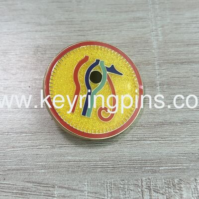 Good price Eye of Horus Ancient Egyptian Enamel Pin, Mythological Symbol Metal Badge, Egyptology Collectible Lapel Pin online